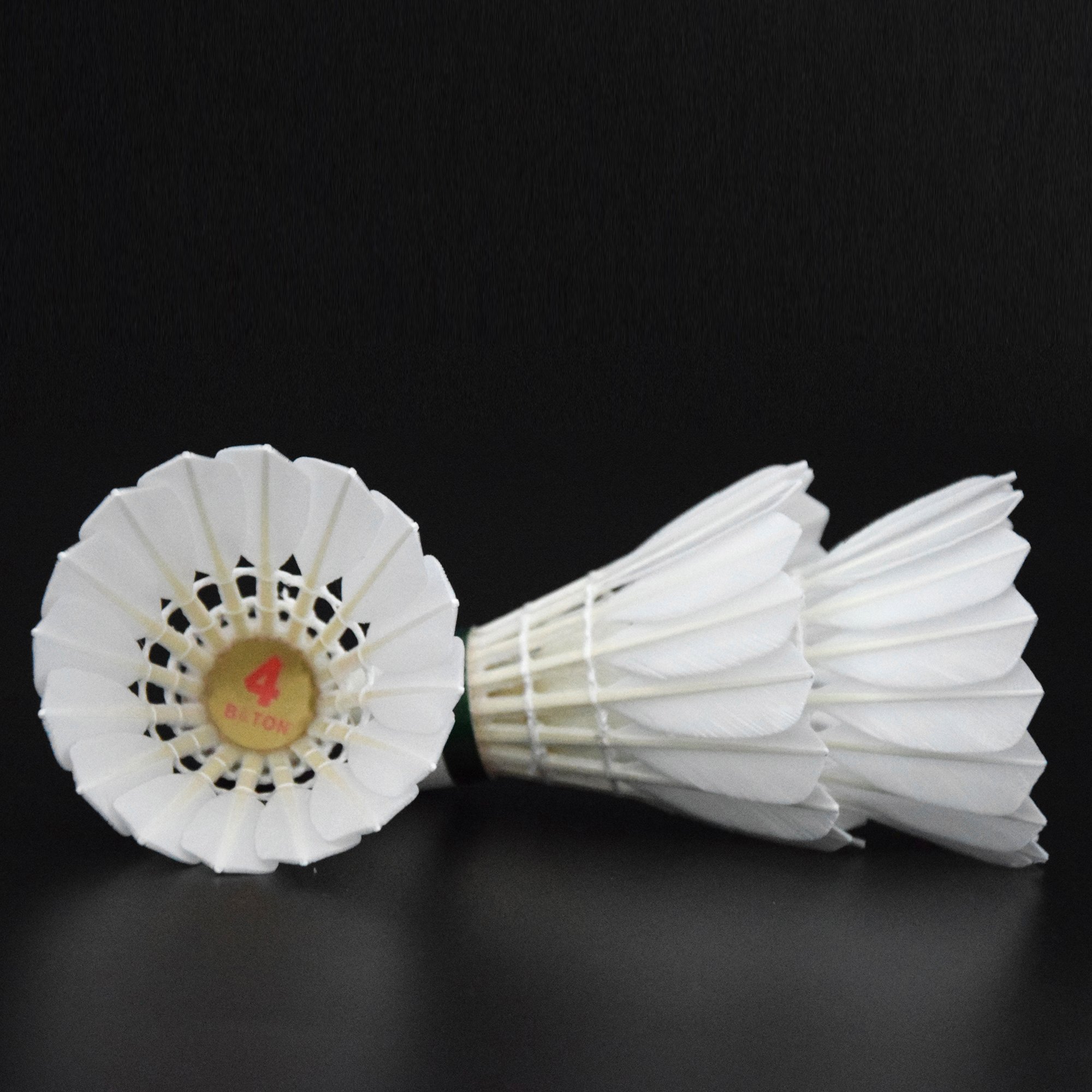 Wholesale High Quality Badminton Suitable For Game Super Grade Water Duck Feather Badminton Shuttlecocks