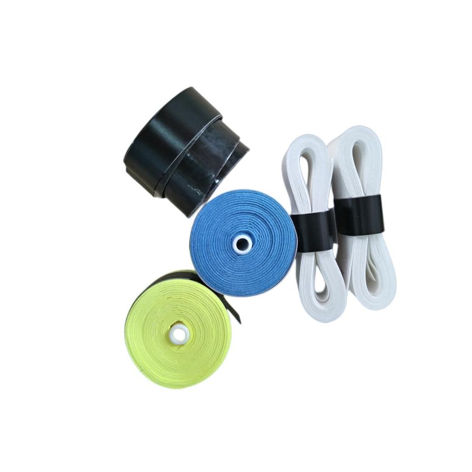 Manufacturer Custom Logo Thin Badminton Racquet Grip Tennis Overgrip Tape An-ti Slip Tennis Racket Badminton Grip Protector Tape