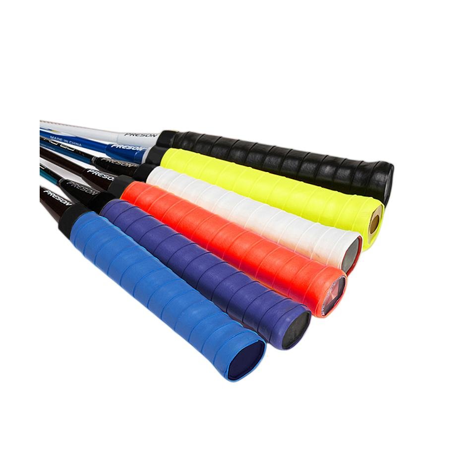 Manufacturer Custom Logo Thin Badminton Racquet Grip Tennis Overgrip Tape An-ti Slip Tennis Racket Badminton Grip Protector Tape