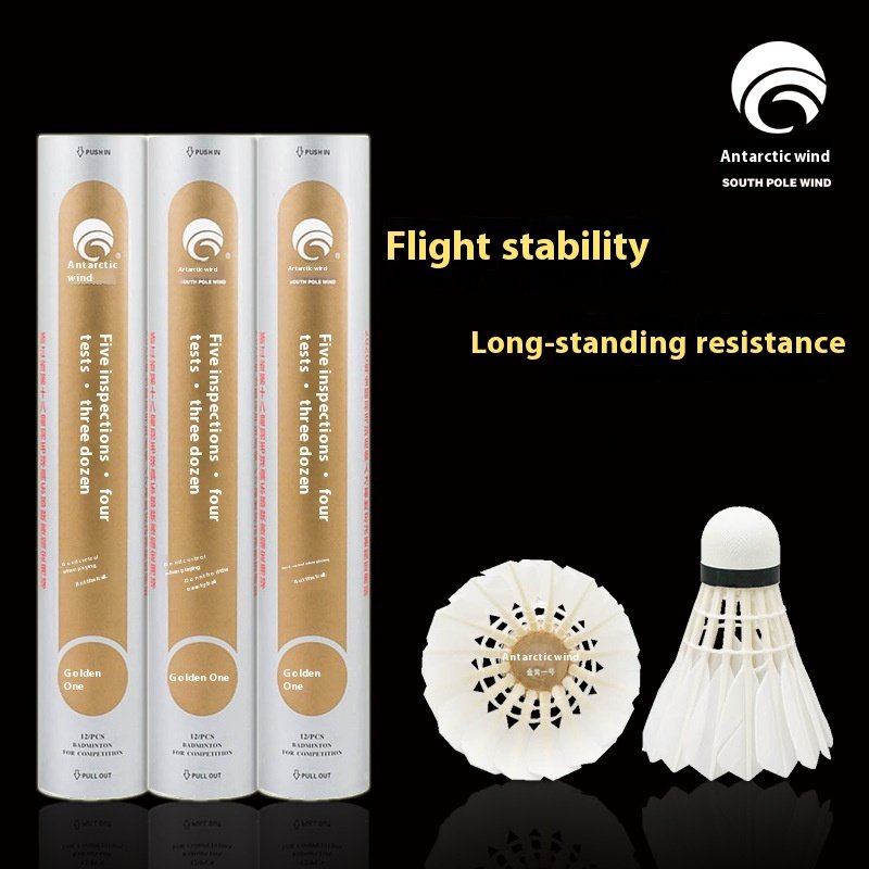 Super Grade Goose Feather Badminton Shuttlecock for International Tournaments Professional Players' Choice Factory Supply