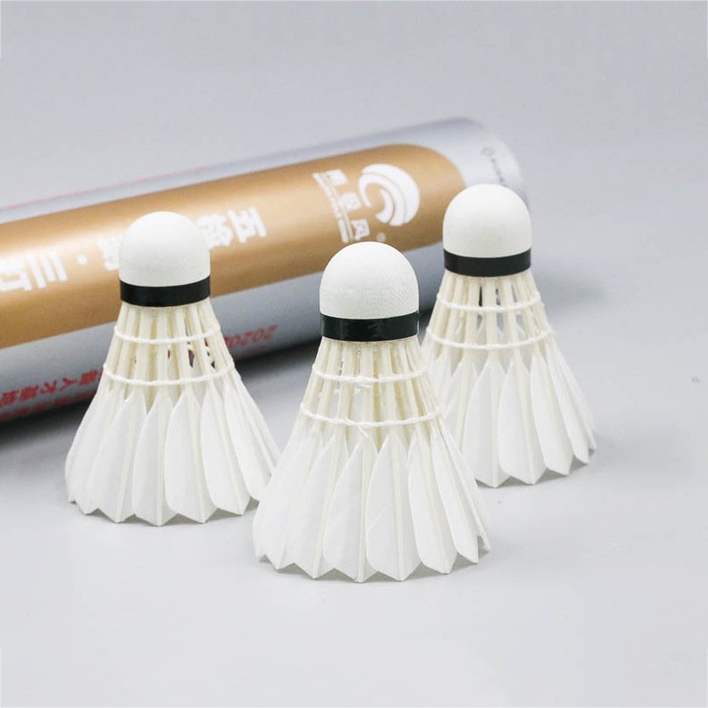 Super Grade Goose Feather Badminton Shuttlecock for International Tournaments Professional Players' Choice Factory Supply