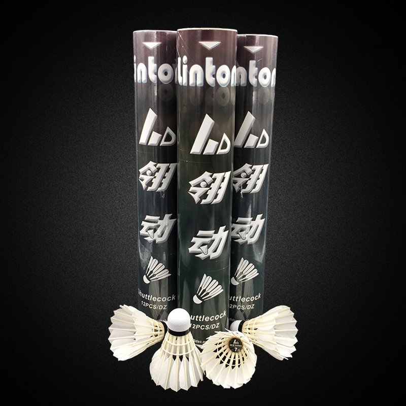 Sale Shuttlecock Badminton Birdie with D Class Goose Feather Badminton Ball