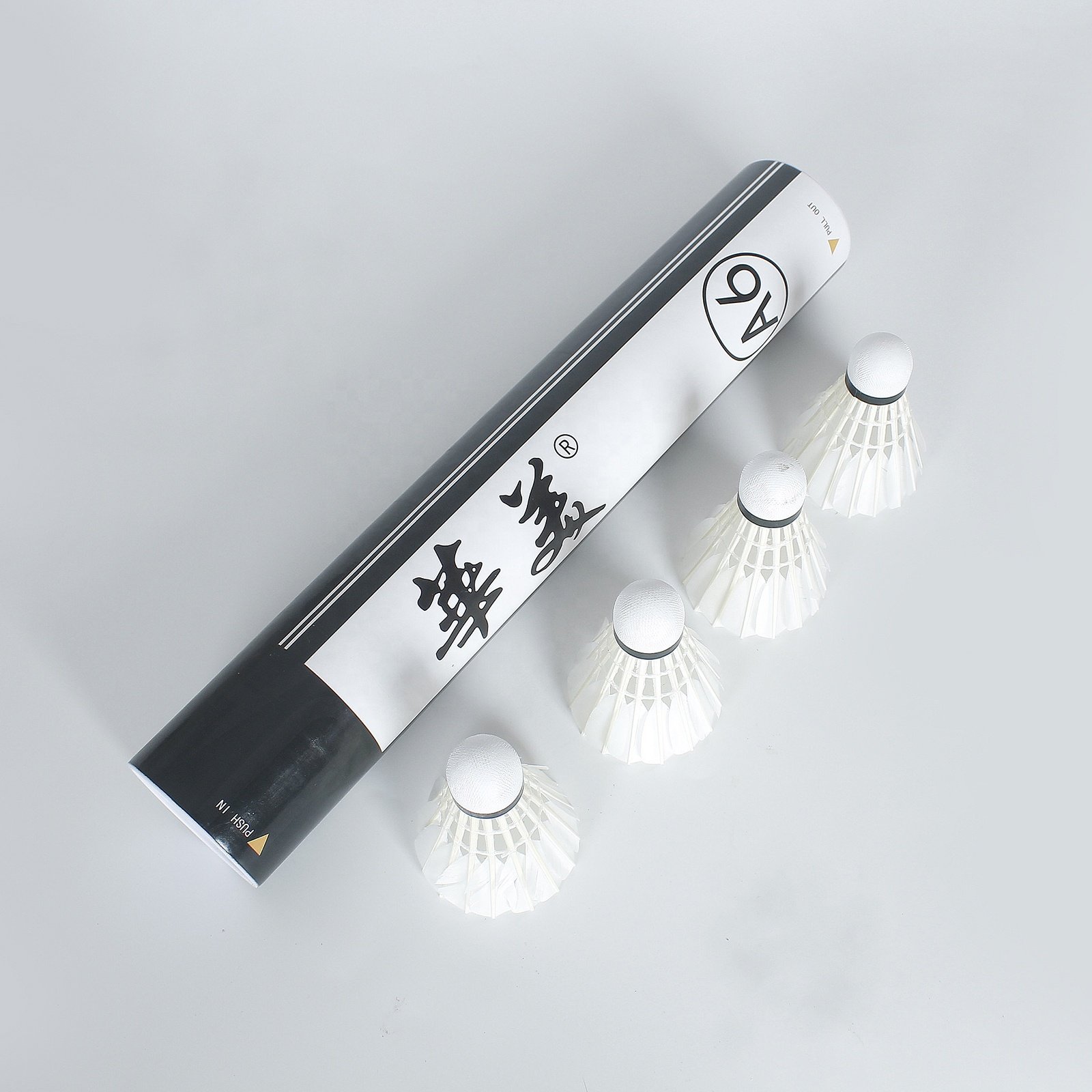 Factory Direct Sale Durable Stable Goose Feather Cheap Badminton Shuttlecock For Sports Training