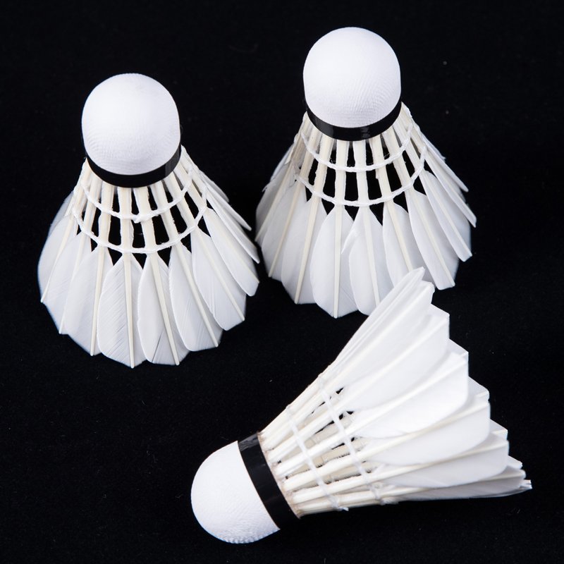 best quality duck Feather Badminton Shuttlecock from China factory OEM