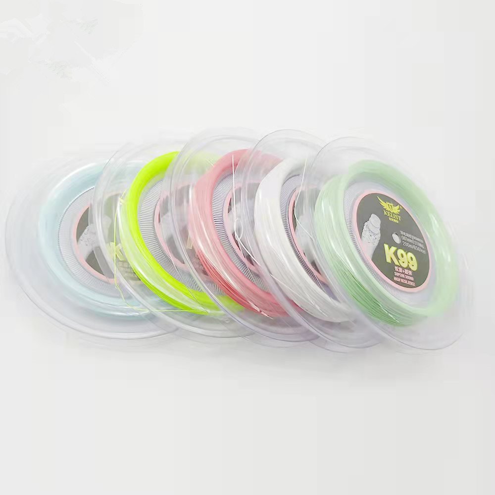 Professional High tension Cheap durable 0.70mm nylon reel 200m badminton racket string