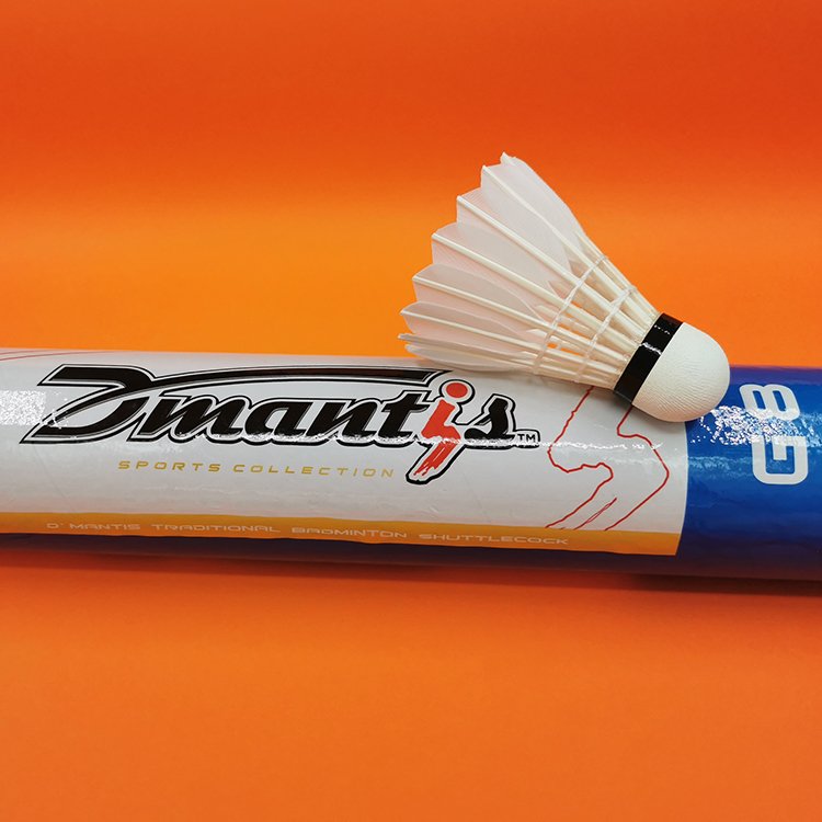 Dmantis Model G8 Goose Feather Badminton Shuttlecock Durable Fiber Cork Badminton Ball Suitable for Training or Tournament