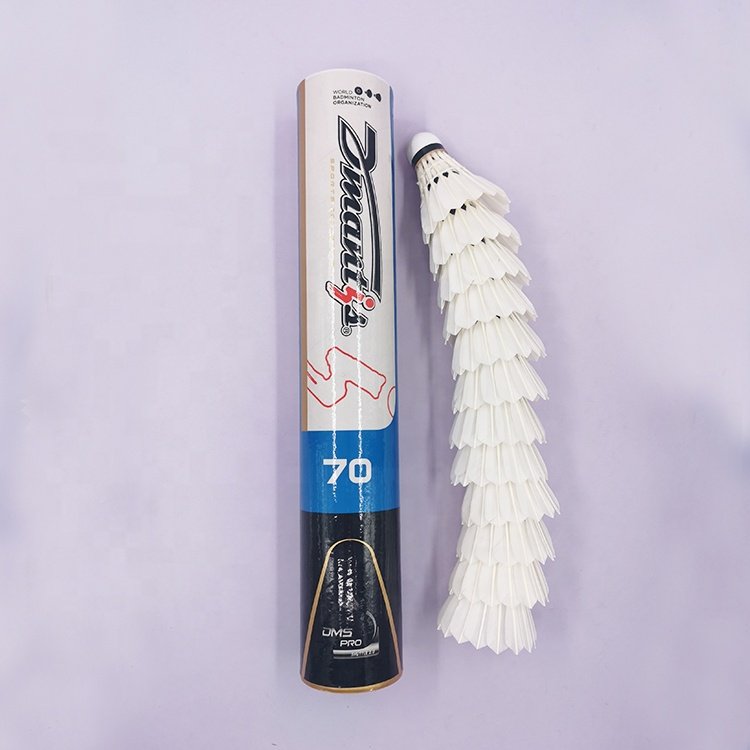 Highest Level Goose Feather Badminton Shuttlecock Dmantis Shuttlecocks for Badminton Sport Class A Goose Feather Shuttles