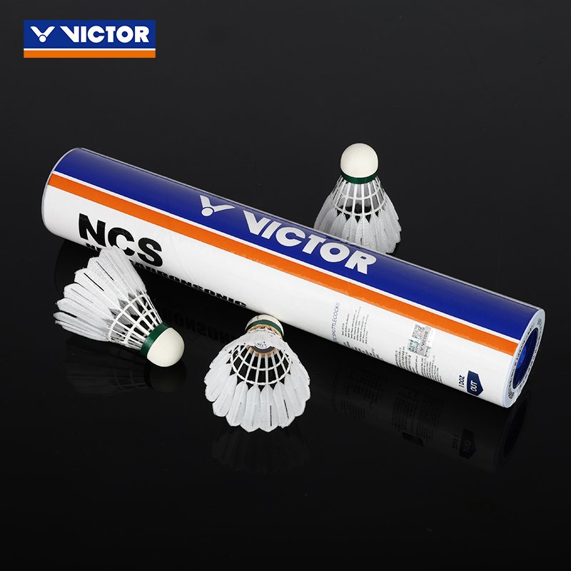 Victor Badminton Durable King 12 Pack New Carbon Sound Ball Durable Stable Professional Competition NCS