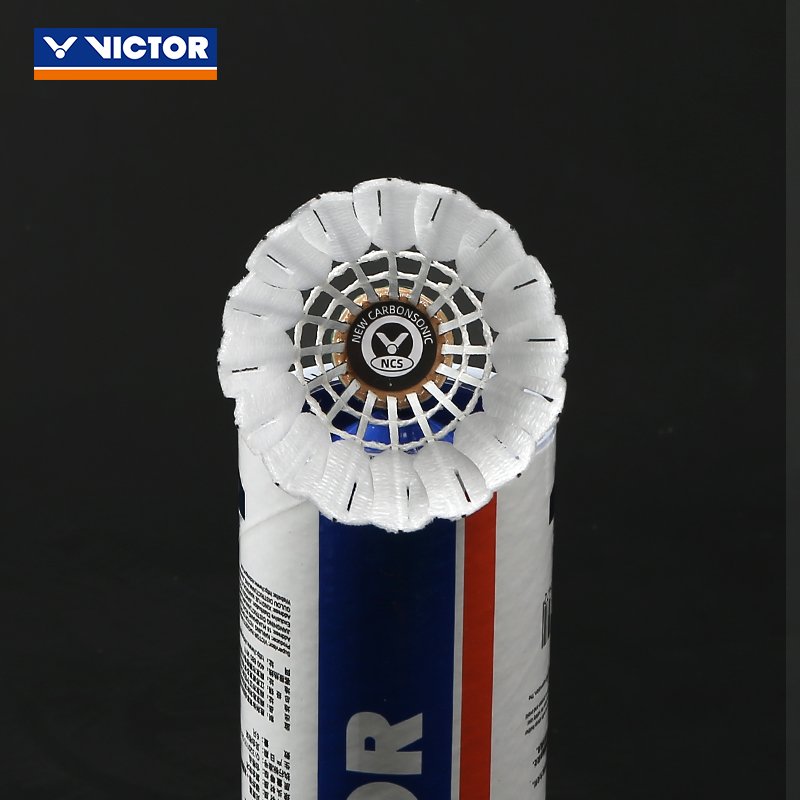 Victor Badminton Durable King 12 Pack New Carbon Sound Ball Durable Stable Professional Competition NCS