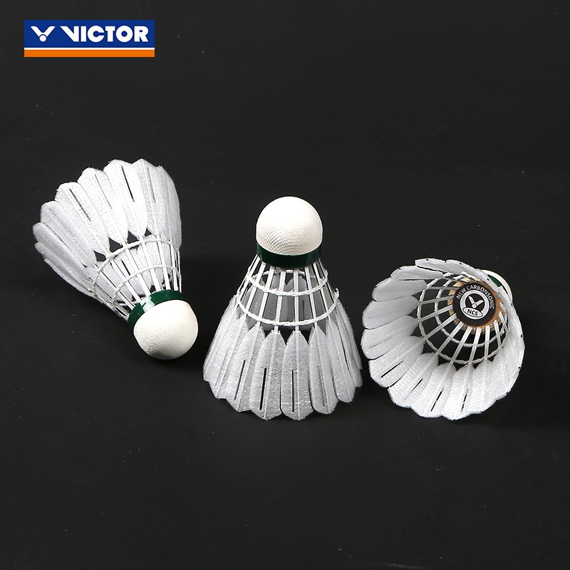 Victor Badminton Durable King 12 Pack New Carbon Sound Ball Durable Stable Professional Competition NCS