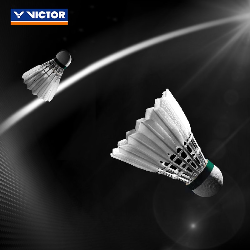 Victor Badminton Durable King 12 Pack New Carbon Sound Ball Durable Stable Professional Competition NCS