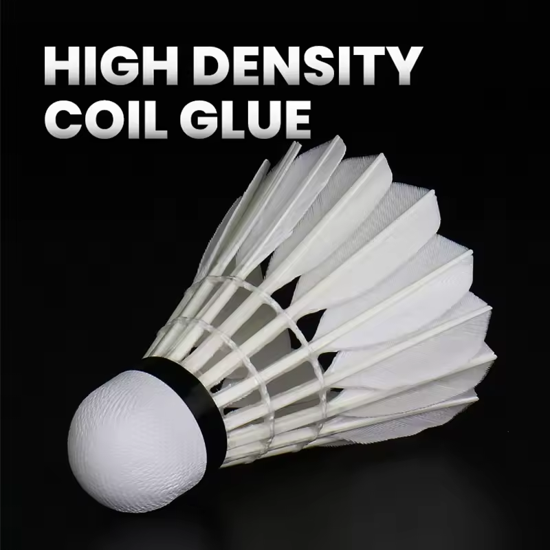 Wholesale Shuttlecock Product High Durability Stability Badminton Ball Bronze Goose Feather KUNLI Badminton Shuttlecock