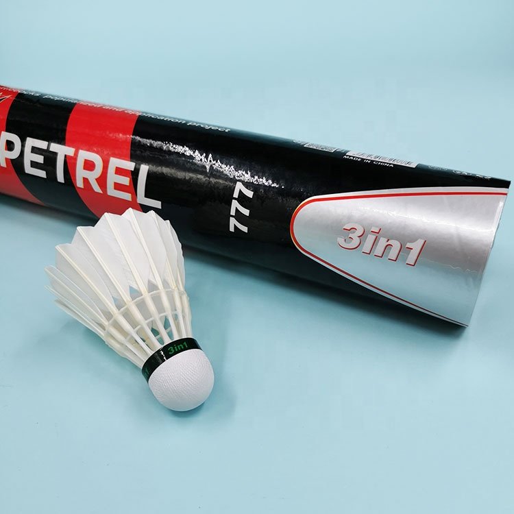 PU Head Natural Duck Feather Hybrid Shuttlecock High Durable 3in1 Hybrid Badminton Shuttle cock For Wholesale or Retail
