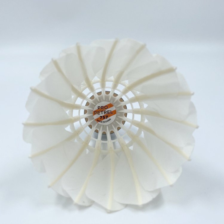 Factory Direct Sale durable stable cheap badminton goose feather shuttlecocks for sports training