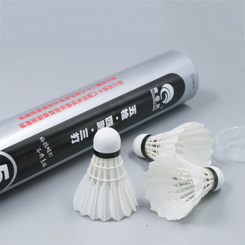 Class a Antarctic Wind Race #5DuckPlume Feather Badminton Shuttlecock Durable Cork Head Material for International Tournaments