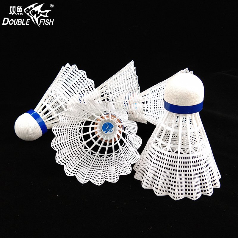 Factory Cheap price 6pcs/tube stable Nylon Badminton Shuttlecocks, Custom logo shuttle cock badminton
