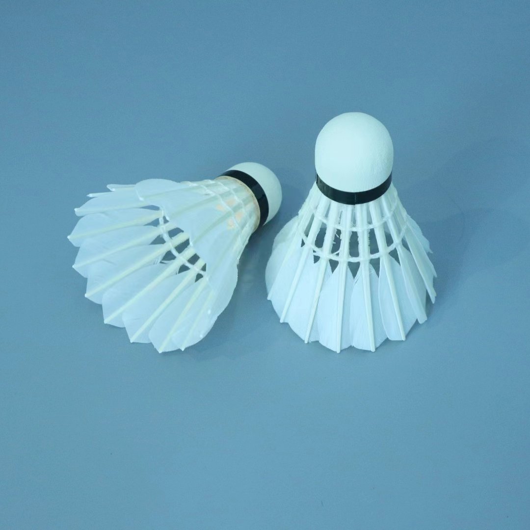 wholesale Straight Goose Feather Badminton Shuttlecock for club professional Training