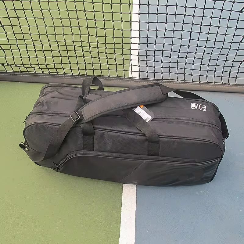 6/9 Packs Of Badminton Bag Single Shoulder Badminton Kit Bag With Shoe Compartment Sports Backpack Large Capacity Bag