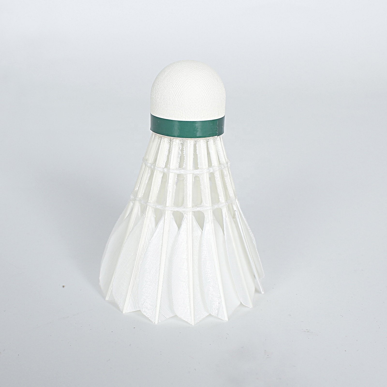 12 White Stable Badminton Shuttlecock With First Grade Duck Feather