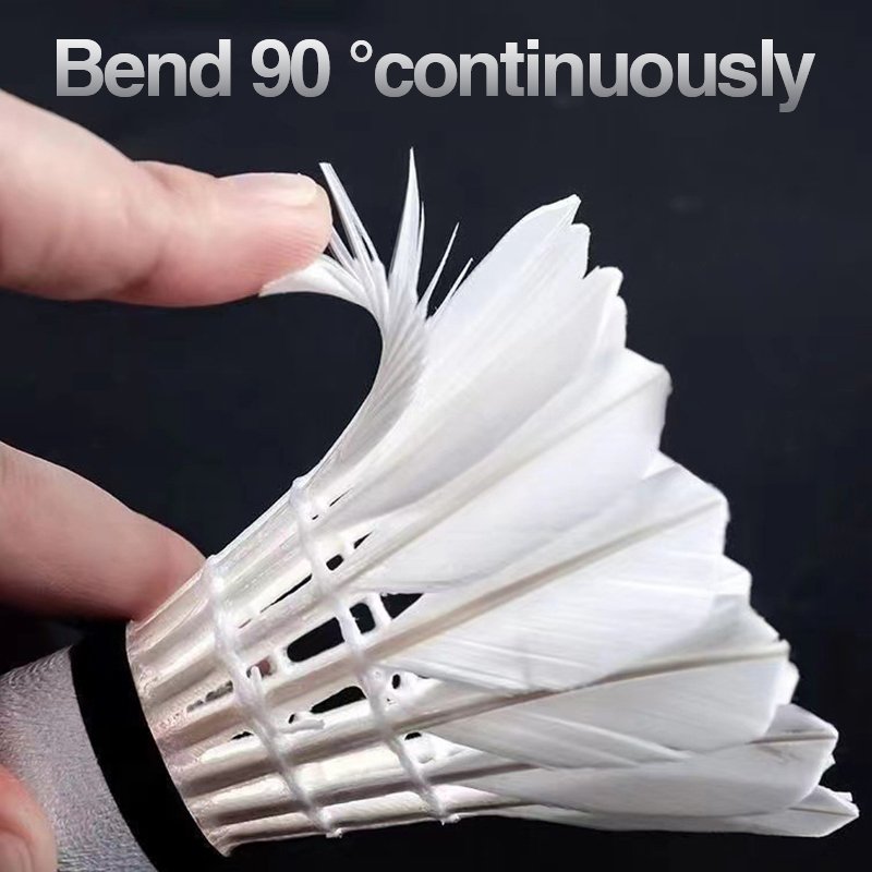 Durable Badminton Class A Goose Feather Shuttlecock