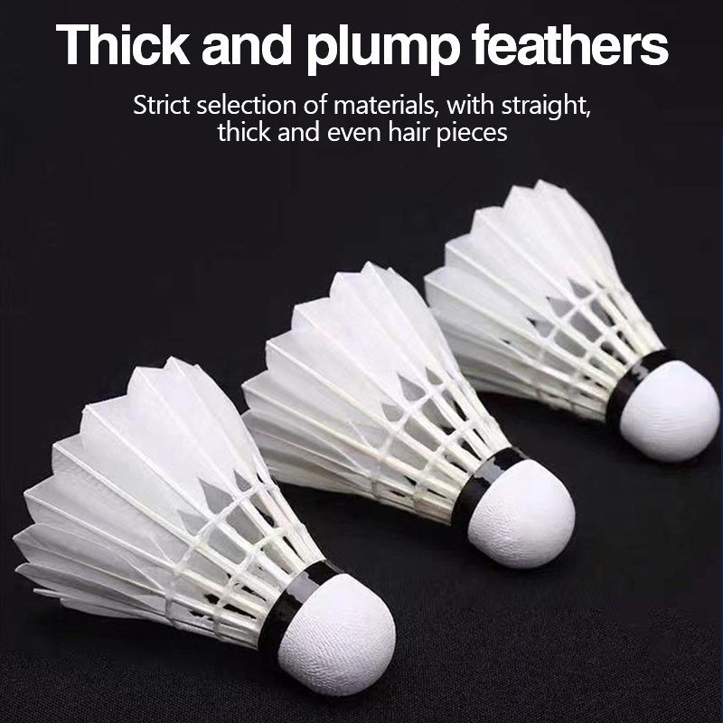 Durable Badminton Class A Goose Feather Shuttlecock
