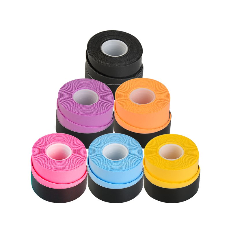 Wholesale oem custom 30pcs 60pcs tube package racket grip anti-slip badminton tennis padel racket overgrip