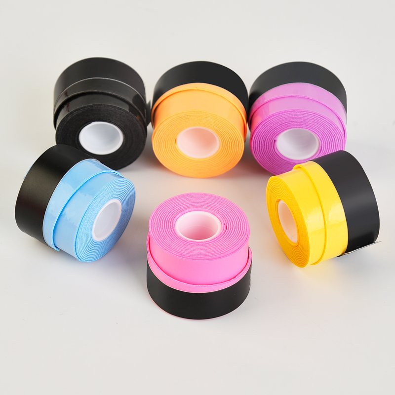 Wholesale oem custom 30pcs 60pcs tube package racket grip anti-slip badminton tennis padel racket overgrip