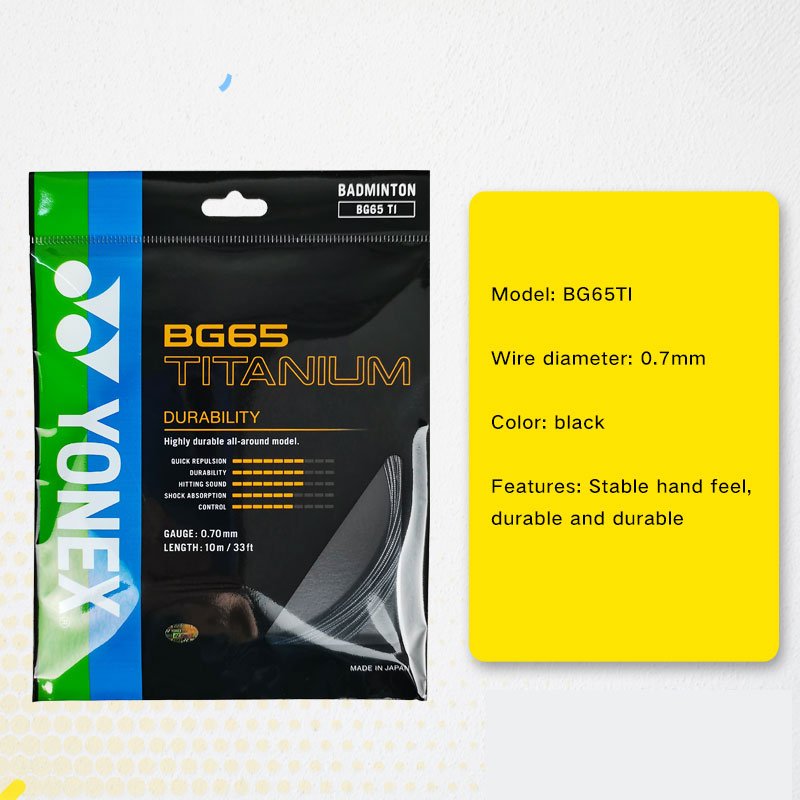 Badminton Racket String Manufacturers,High Quality Badminton Racquet String Bg65TI Badminton String