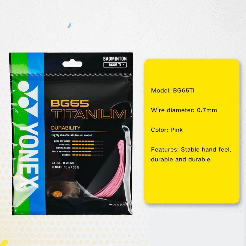 Badminton Racket String Manufacturers,High Quality Badminton Racquet String Bg65TI Badminton String