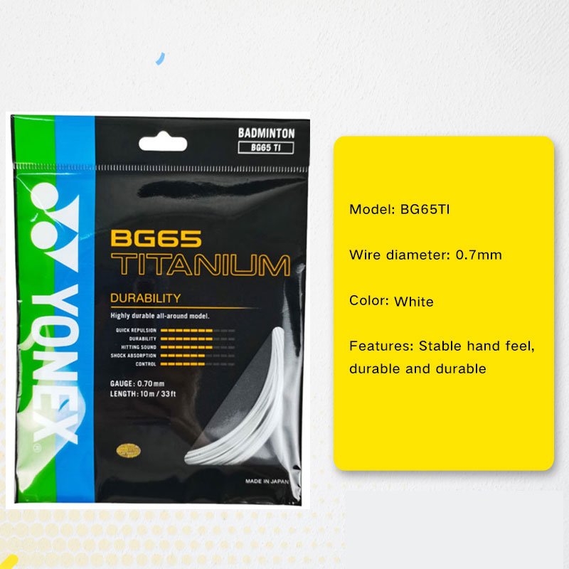 Badminton Racket String Manufacturers,High Quality Badminton Racquet String Bg65TI Badminton String