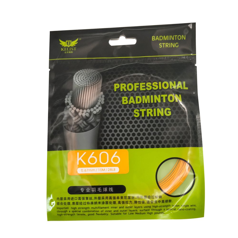 High quality badminton string 10m Multi Color Badminton String Line with Cheap Price0.67MM