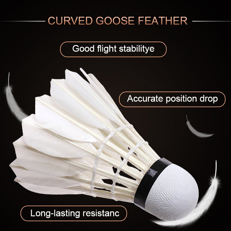 badminton shuttlecock goose feather whizz goose curving feather badminton shuttlecock