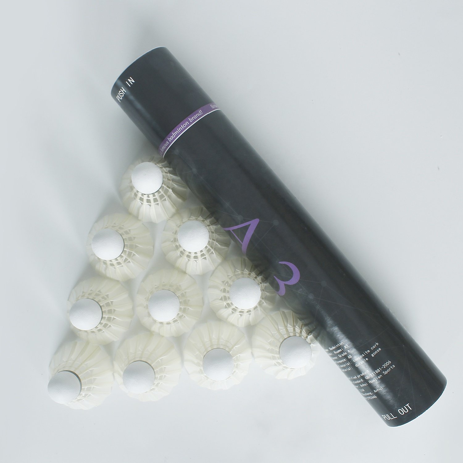 Wholesale High Quality Training Competition Level Goose Feather Badminton Shuttlecock
