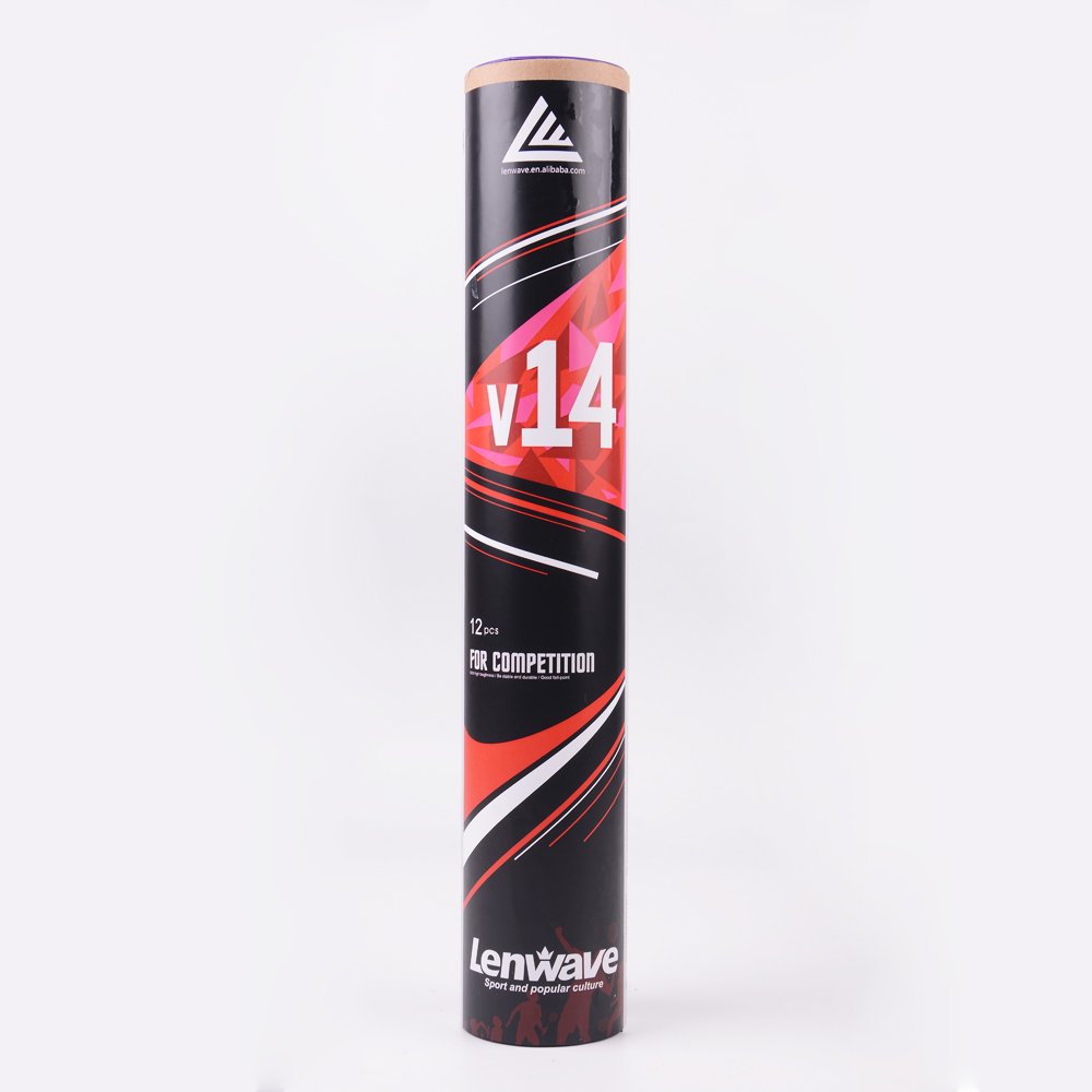 Factory custom provided Badminton Shuttlecocks Birdies,12 Pack Training Badminton Balls with Great Stability for in/out door