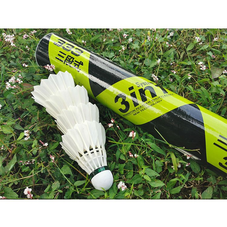 Badminton Shuttlecock Duck Feather More Stable and Durable 3in1 Shuttlecock with Good Drop Point