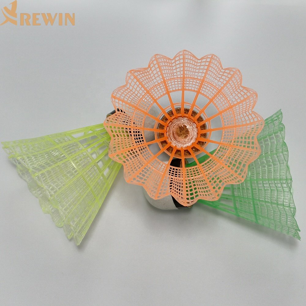 Colorful PE Badminton Shuttlecocks Manufacturer