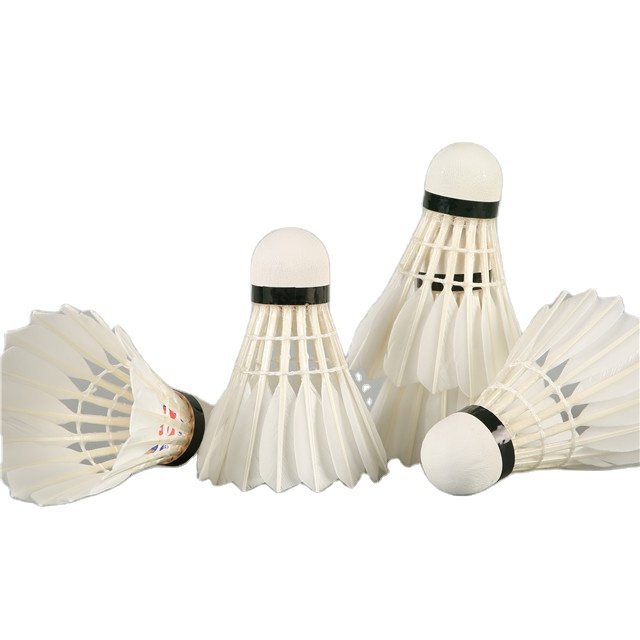 Professional level Lingemei brand durable and stable badminton shuttlecock goose feather