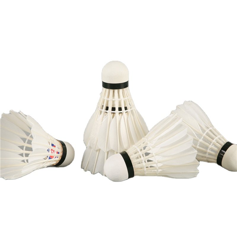 Professional level Lingemei brand durable and stable badminton shuttlecock goose feather