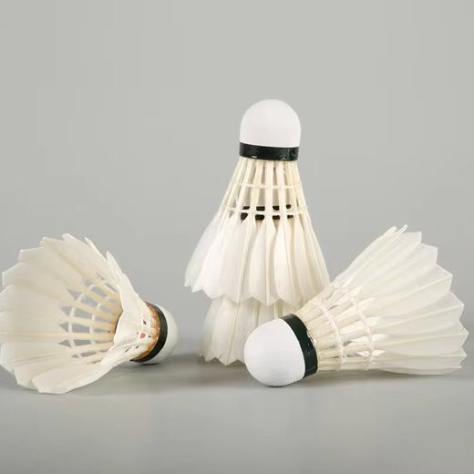 BWF approved super grade class a goose feather badminton shuttlecock lingmei 10