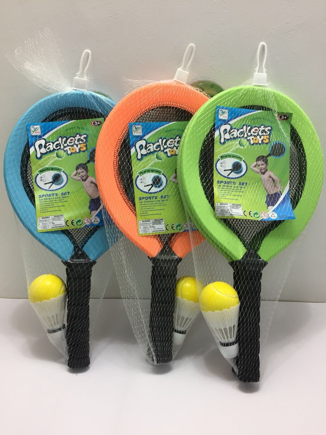Paddle Tennis Rackets Toy with Ball and Shuttlecock for Beach, Pool, Park, Indoor/Outdoor Kid Game