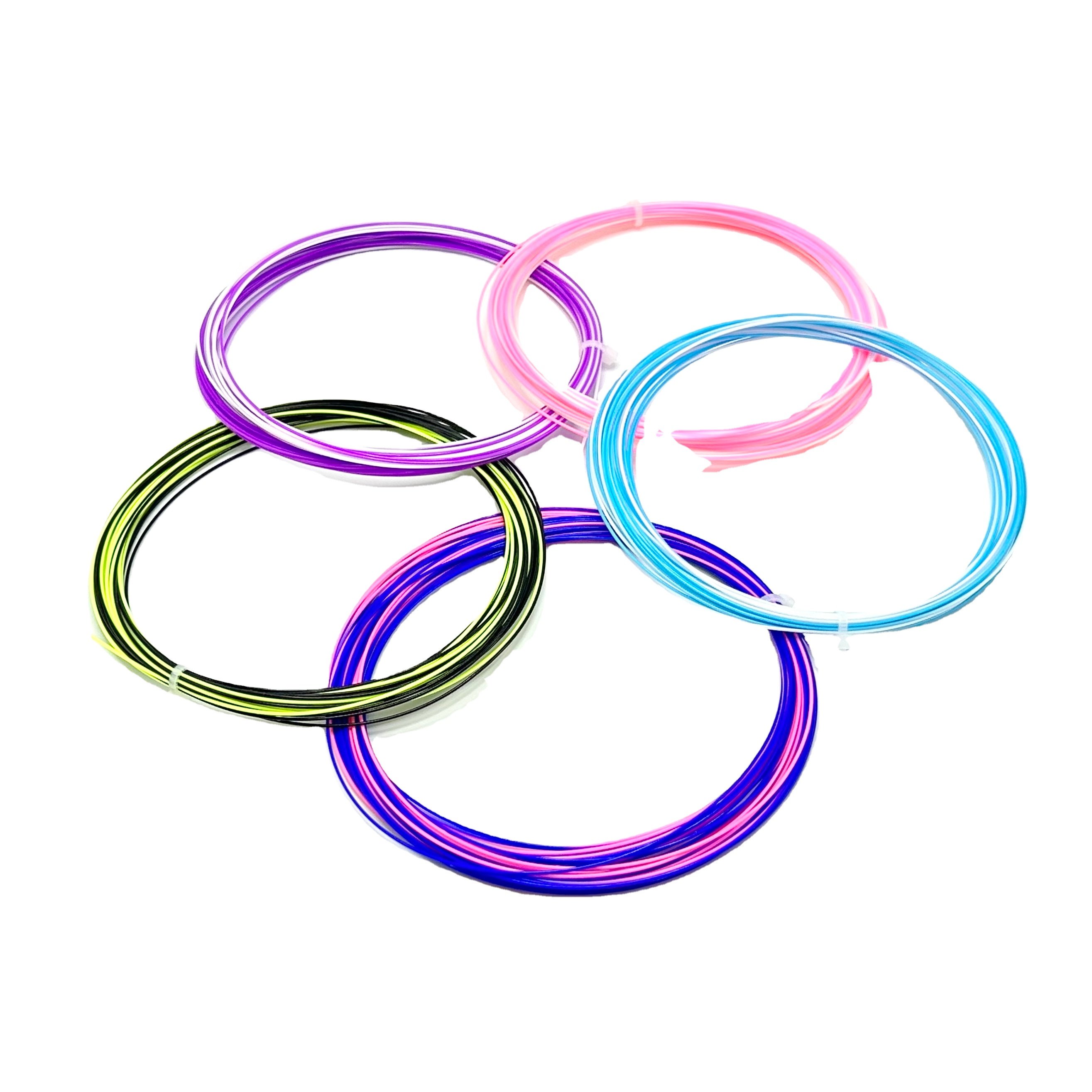 Hot Sale Durable Mixed-color Badminton Racket String Highly Elastic Badminton String