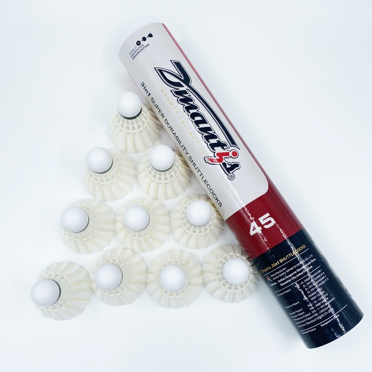 Durable Hybrid 3in1 Shuttlecock OEM Available Feather Speed Custom Tournament Badminton Ball Badminton Shuttlecock for Training