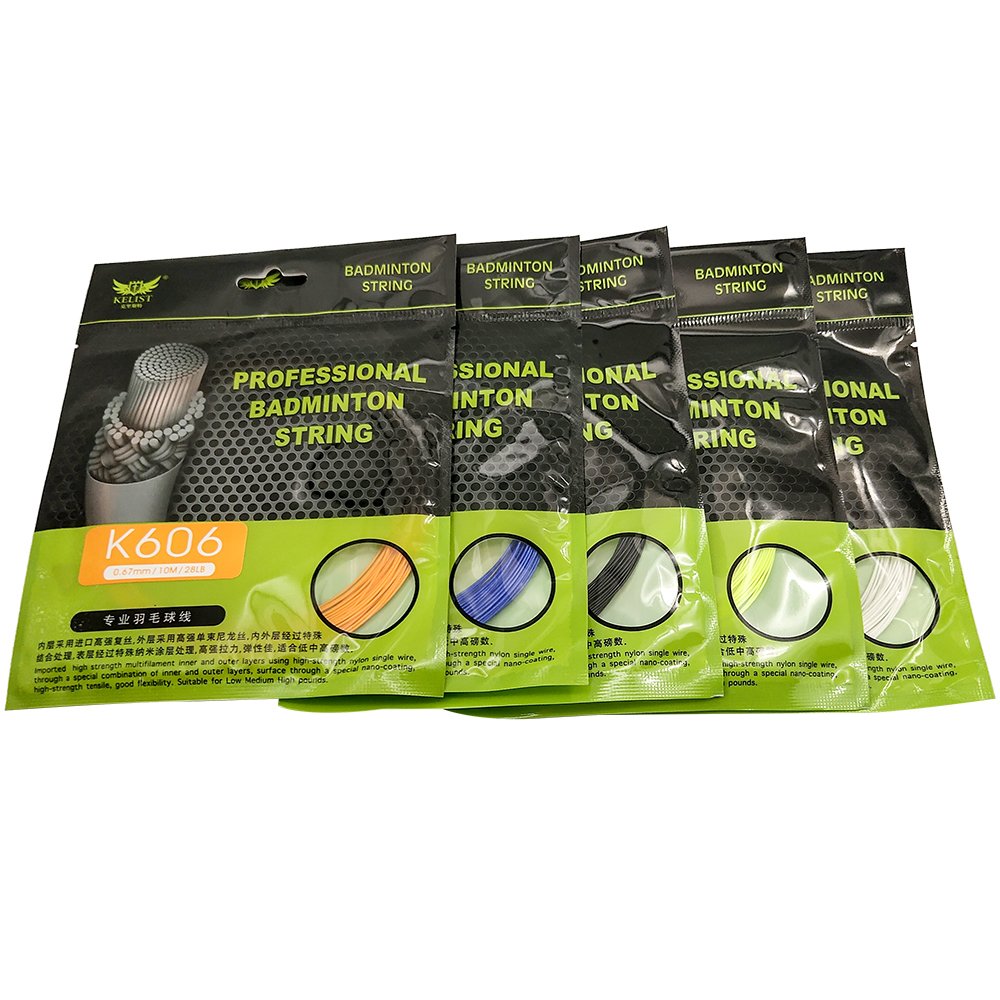 Wholesale 28lbs Badminton String Set Badminton Racket Accessory 0.67mm String Badminton