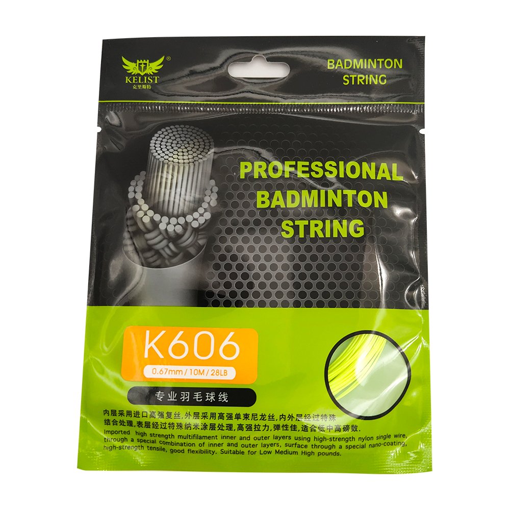 Wholesale 28lbs Badminton String Set Badminton Racket Accessory 0.67mm String Badminton