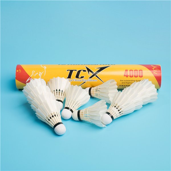 TCX-4000 Good feathers and plugs to ensure a good feel for the ball and a comfortable touch