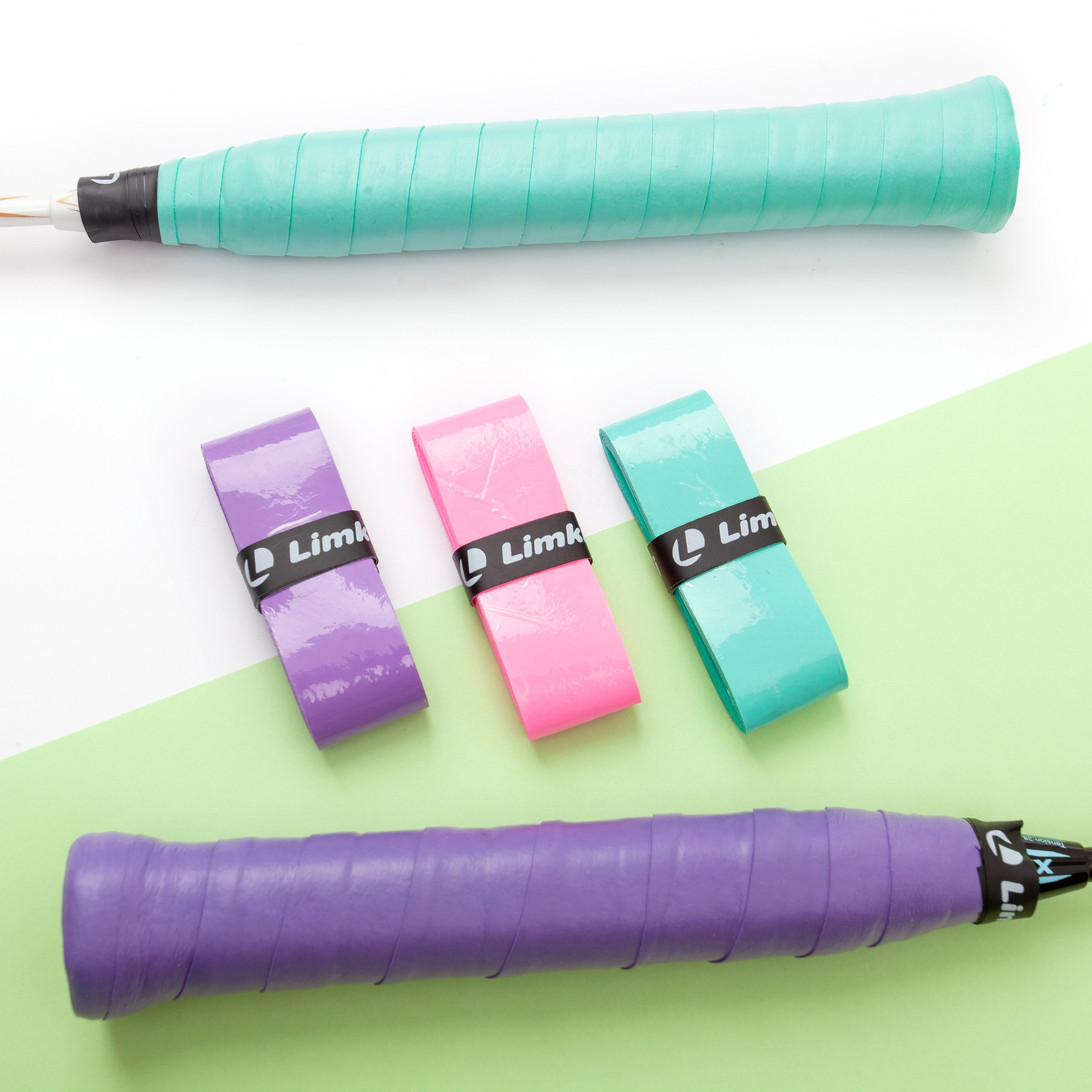 Top quality environmental PU material badminton racket overgrips anti-slip sweat-absorbing tennis grips