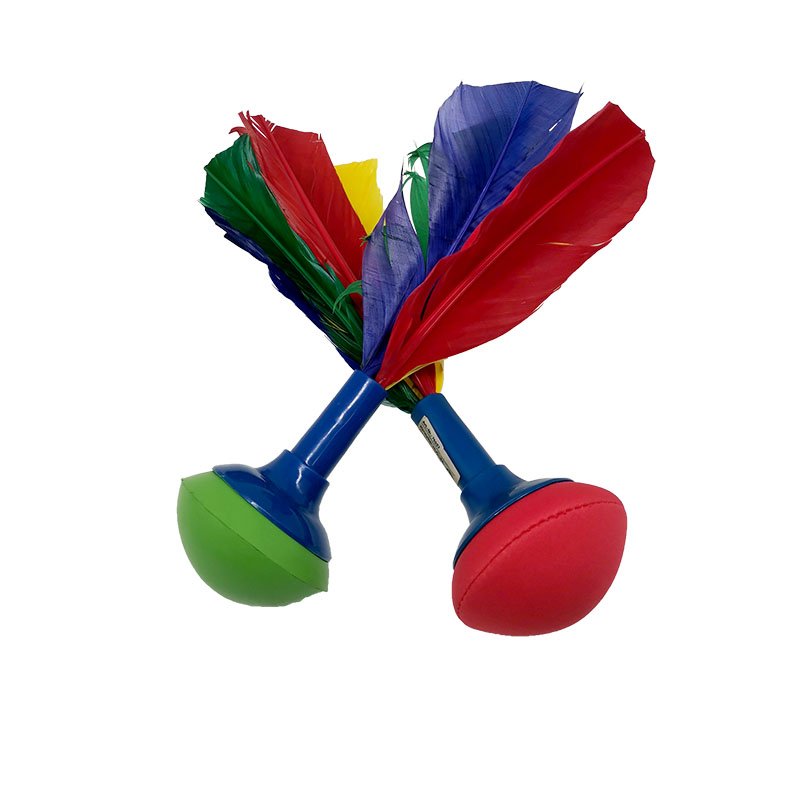 Factory wholesale Neoprene Shuttlecock Multi Colour Goose Feather Ball outdoor beach shuttlecock sale