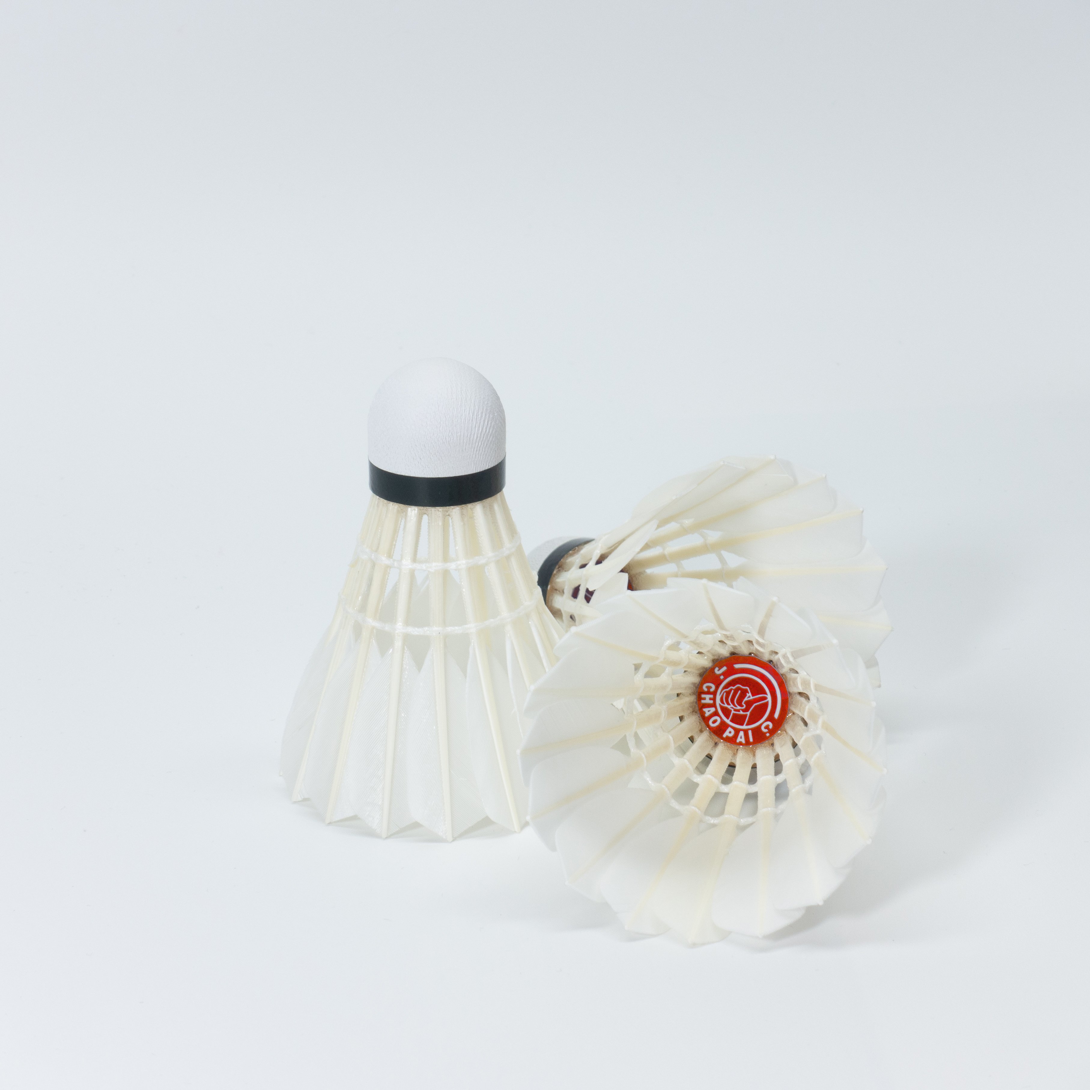 chaopai special RED cheap BWF APPROVED high quality most durability flight A feather badminton shuttlecocks goose feather