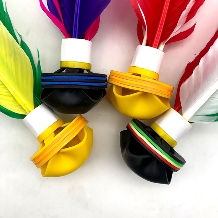 Kick Feather Shuttlecocks Badminton Big Size 22CM Original China Jianzi Shuttlecock