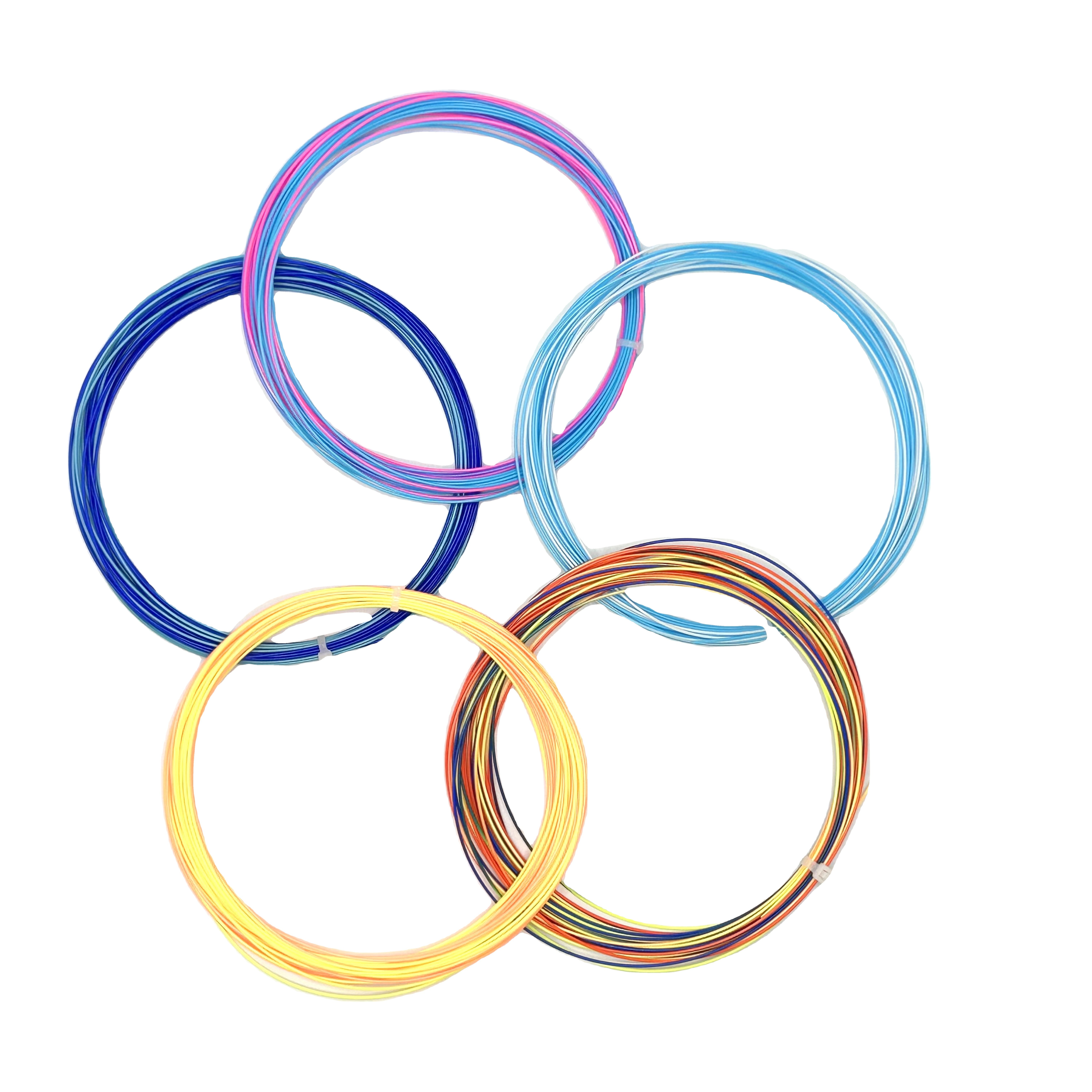 Latest Mixed-color Badminton Racket String Resilient Badminton String